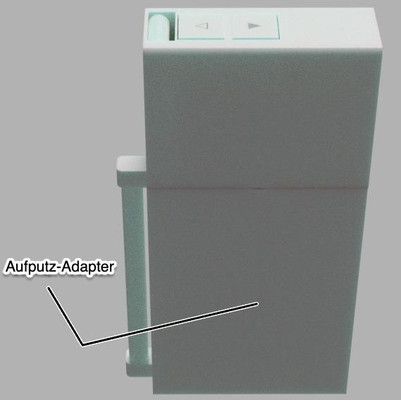 Aufputz Montage — SmartShutter direkt in vorhandene Halterung